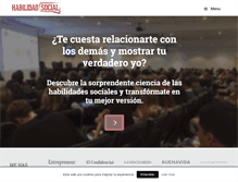 Tablet Screenshot of habilidadsocial.com